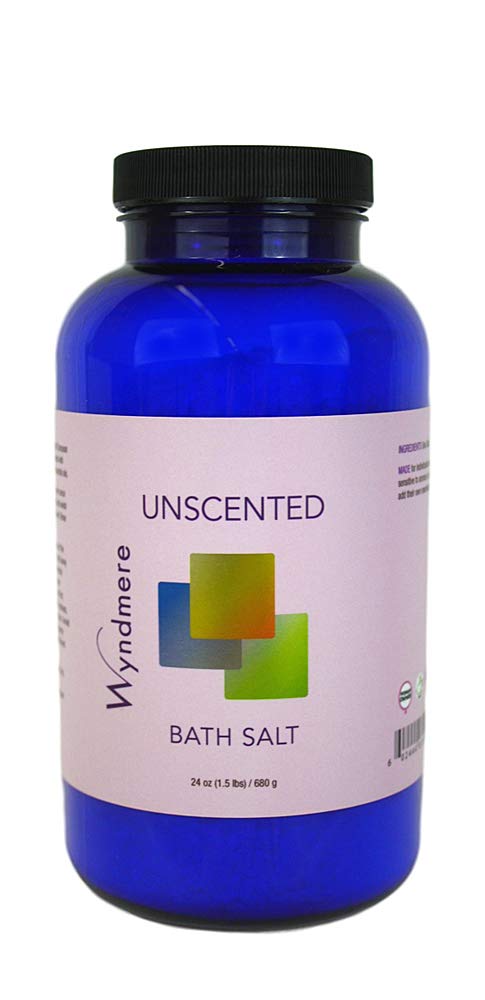 Unscented Bath Salts 24oz - Pure Relaxation for Stress Relief & Muscle Recovery | Spa Day at Home, Gift for Her, Self-Care Essential