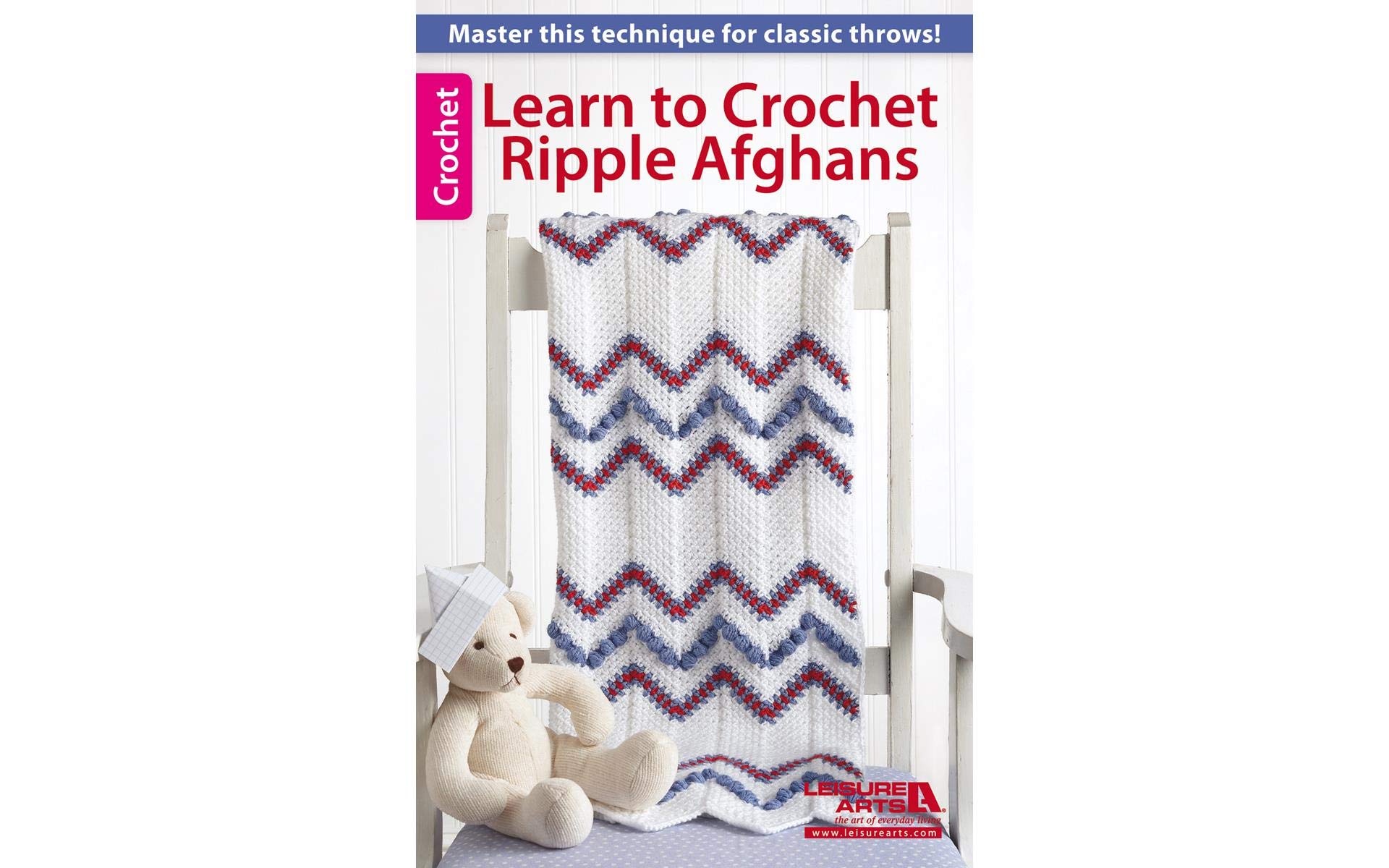 Learn to Crochet Ripple Afghans - Step-by-Step Crochet Afghan Blanket Tutorial for Beginners | Perfect for Home Decor, Gift Giving & Cozy Winter Nights