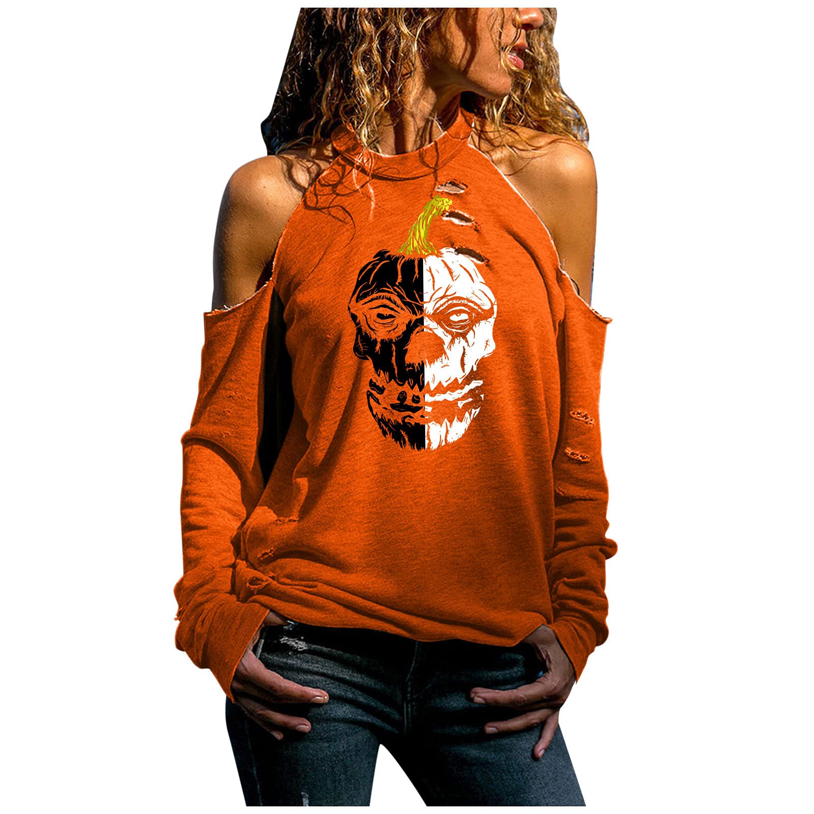 Women's Plus Size Color Block Hoodie - Casual Pullover Shirt Blouse for Everyday Wear (5XL) | Perfect for Work, Outings & Relaxing at Home