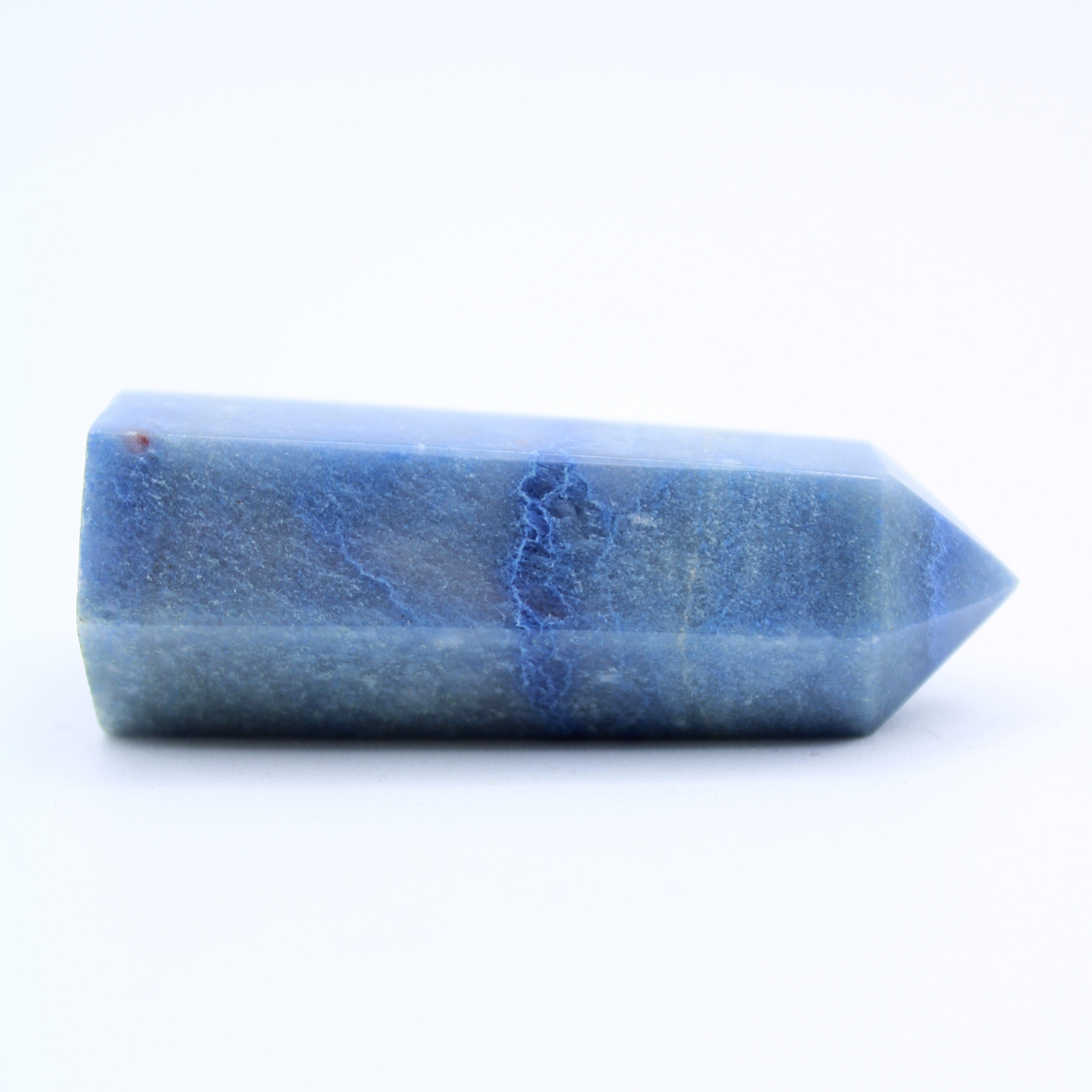 Healing Blue Quartz Crystal Tower - Natural Stone for Meditation, Reiki, and Home Decor - Perfect for Energy Cleansing & Spiritual Growth