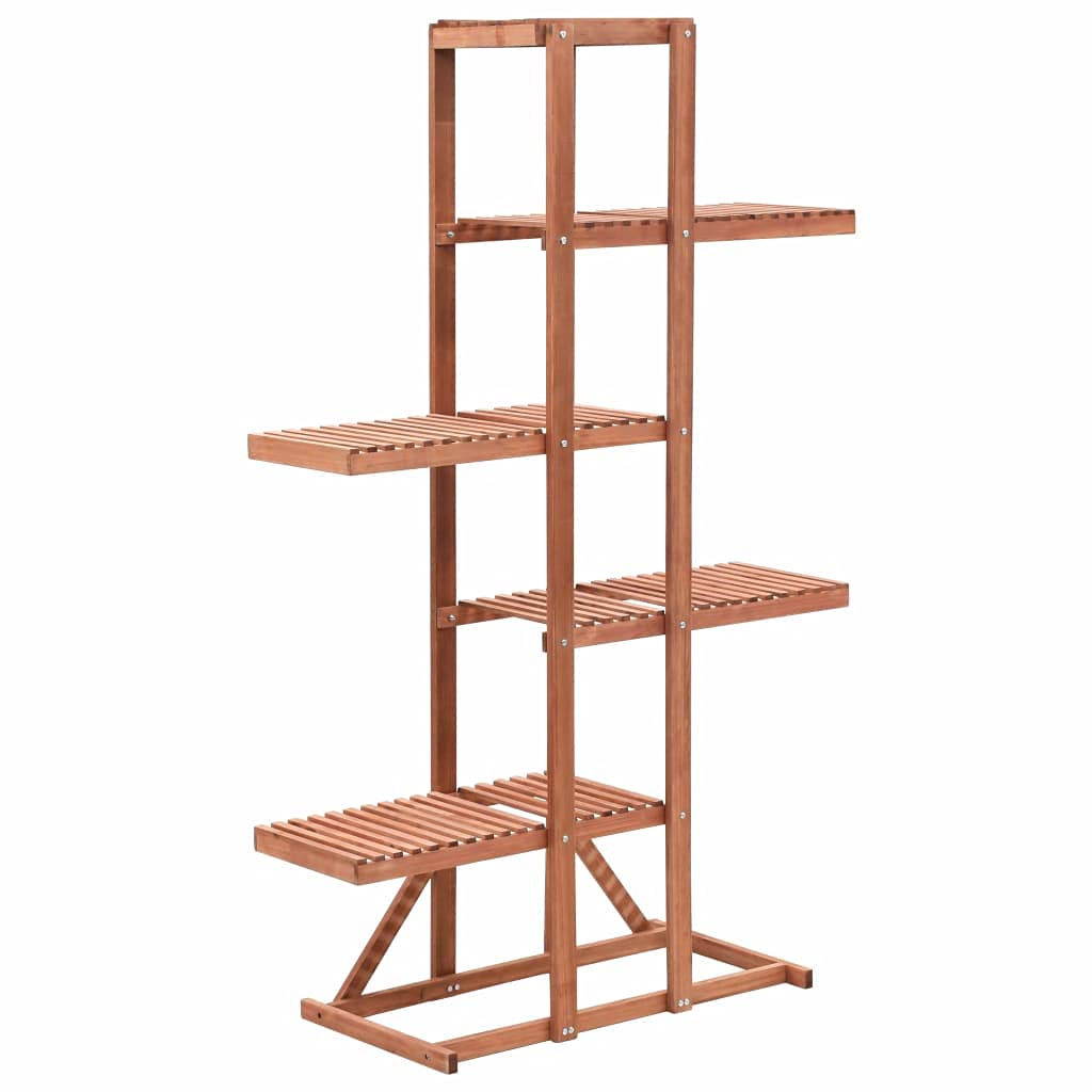 33.9 Inch Tall Cedar Wood Plant Stand - 3 Tier Flower Pot Organizer Shelf for Indoor Outdoor Garden, Patio, Balcony & Terrace - Perfect for Displaying Potted Plants, Succulents & Home Decor