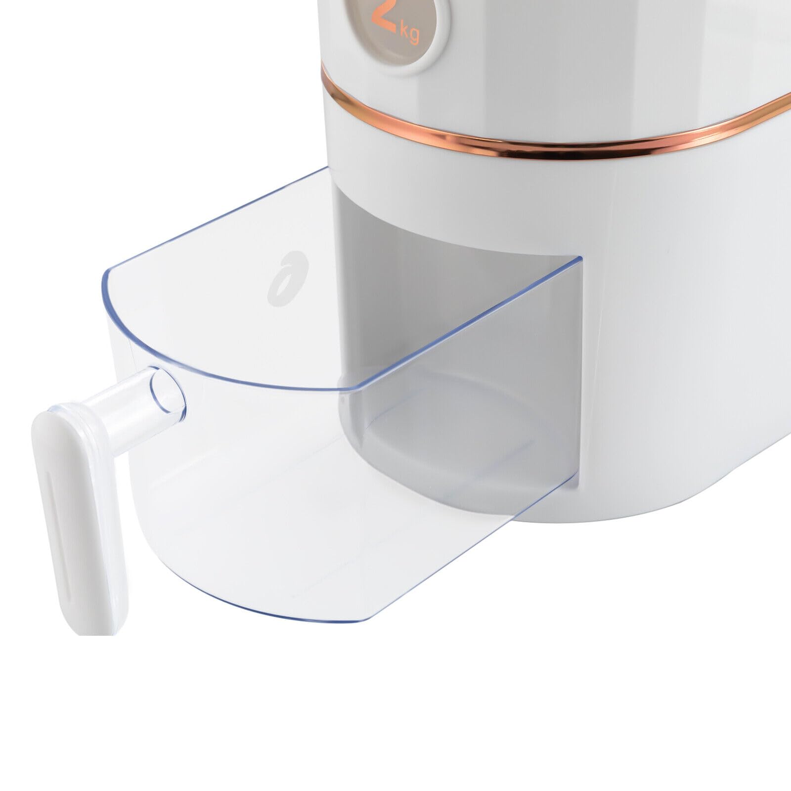 22LB Grain Dispenser with Measuring Cup - Airtight Kitchen Pantry Storage Container for Rice, Cereal, Flour & Dry Food - Perfect for Bulk Food Storage & Organized Kitchen Pantry
