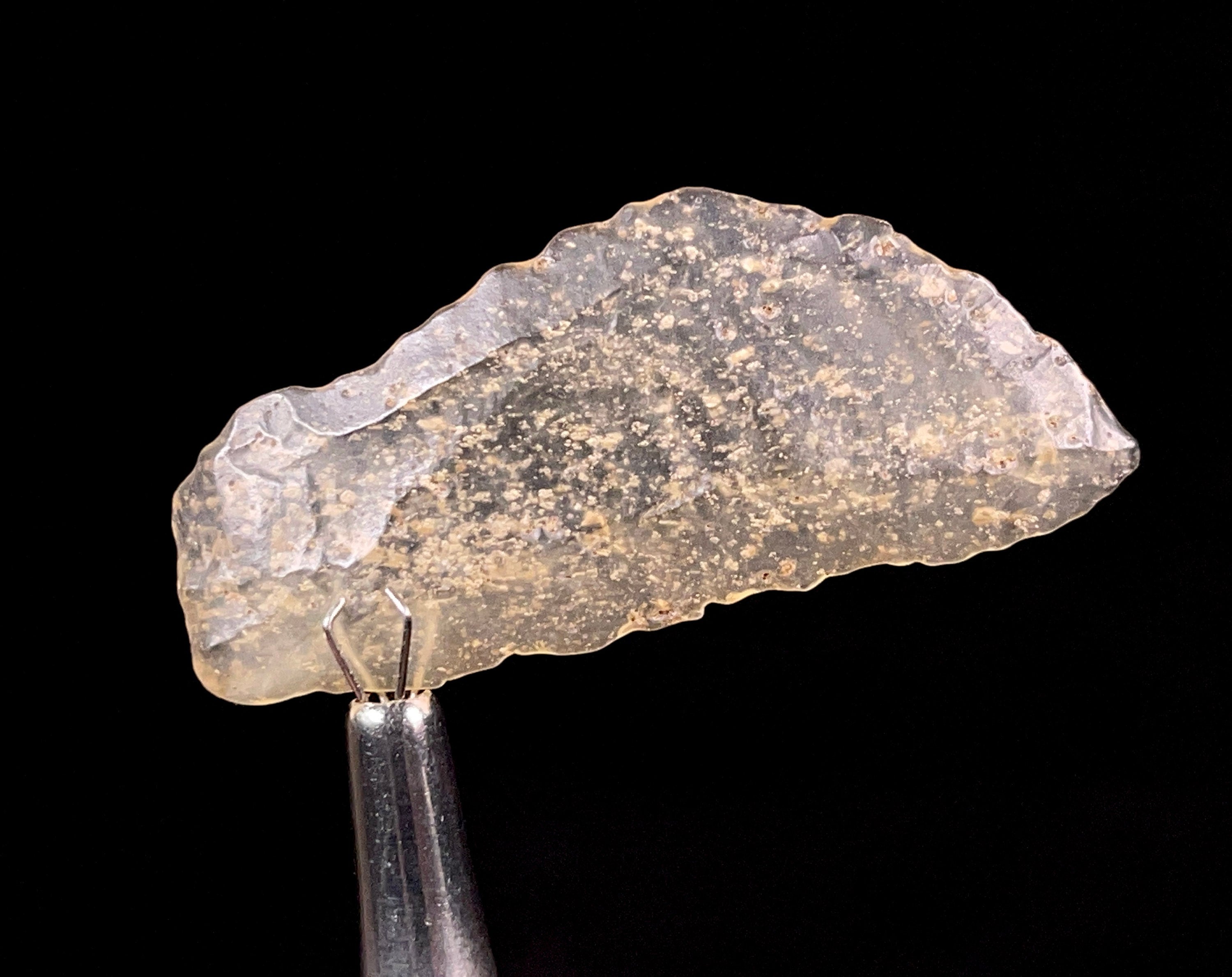Libyan Desert Glass Raw Crystal - Rare Natural Mineral Specimen for Chime Making, Unique Gift & Home Decor | Perfect for Meditation, Healing & Crystal Collections (52205)