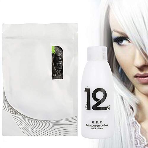 Hair Bleaching Cream Kit - Professional Hair Whitening & Lightening Cream with Dioxygen Milk for Salon-Quality Results - Perfect for DIY Hair Dye, Highlights, and Color Correction at Home