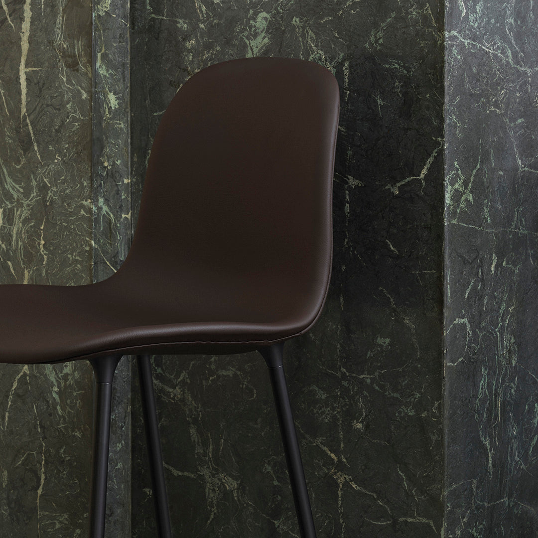 Modern Form Bar Chair - Fully Upholstered Counter Stool with Comfortable Seat - Perfect for Kitchen Islands, Breakfast Bars & Home Bars