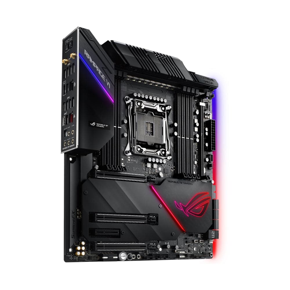 ASUS X299 ROG Rampage VI Extreme Omega Motherboard - Intel LGA 2066, ATX, DDR4, 5-Way Optimization, Aura Sync RGB - Perfect for High-End Gaming PCs, Workstations & Content Creation