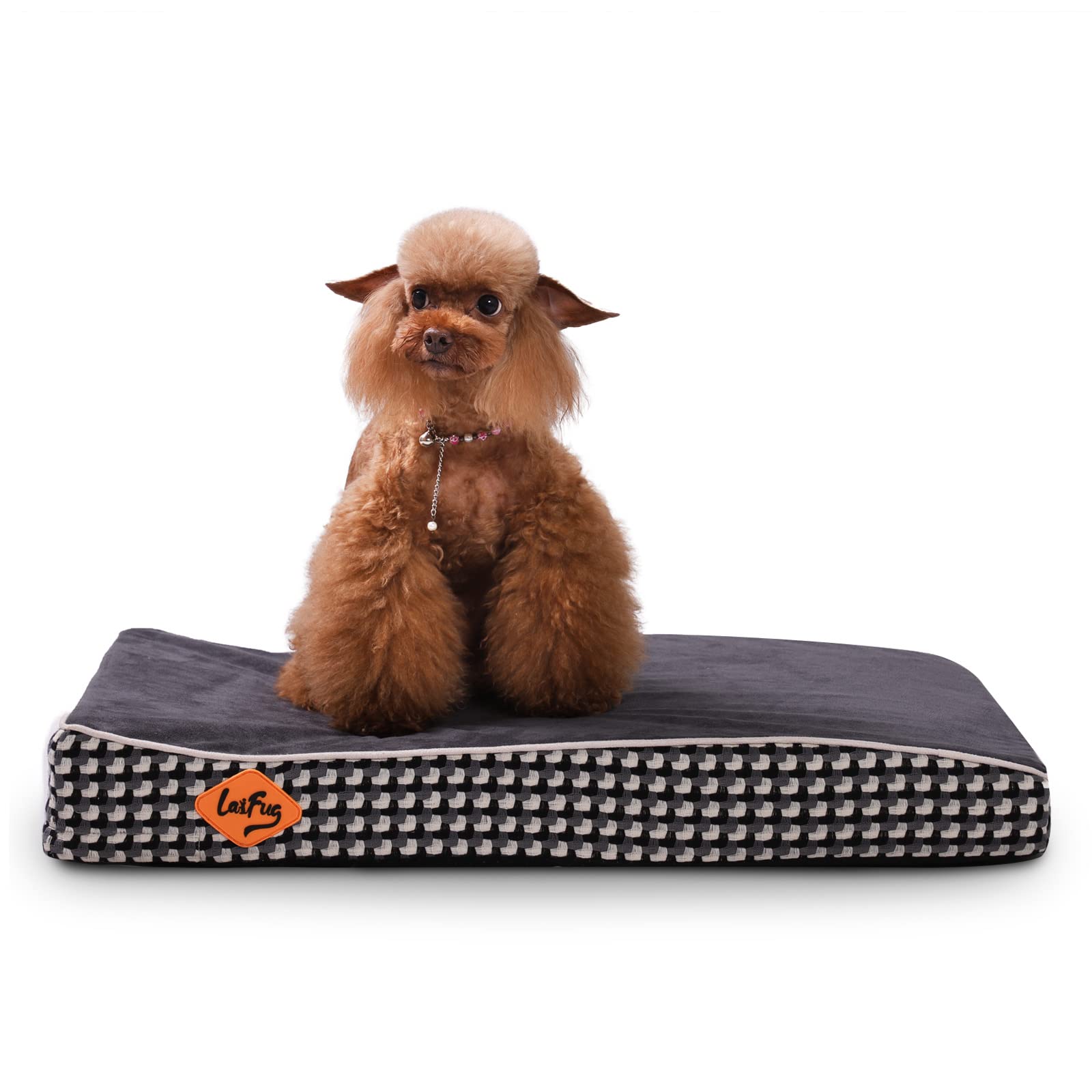Orthopedic Memory Foam Dog Bed - Extra Large Size with Removable Washable Cover, Waterproof Liner & Supportive Pillow - Ideal for Large Breed Dogs, Arthritis Relief & Comfortable Sleeping - Perfect for Home, Kennel or Pet Crate Use