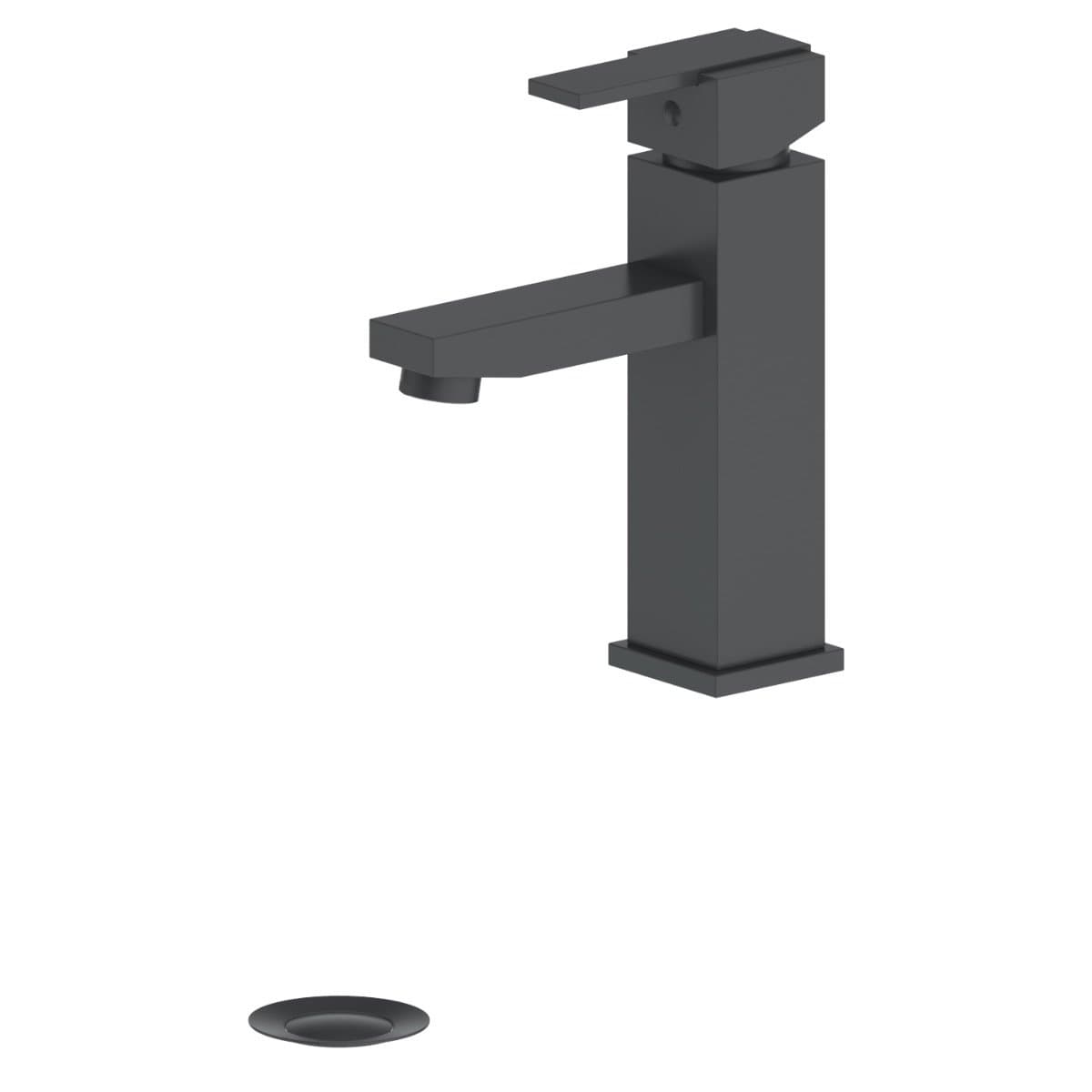 ZLINE Spooner Bathroom Faucet in Matte Black - Modern Single Hole Bath Faucet with High Arc Spout for Vanity Sink (SPN BF MB) - Perfect for Contemporary Bathroom Renovations and Luxury Home Upgrades