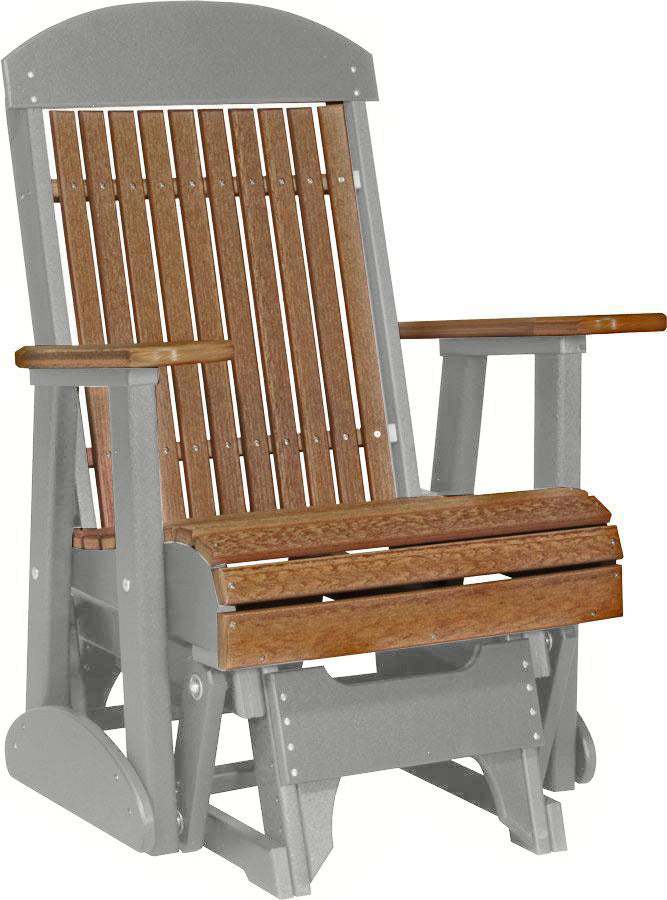 Antique Mahogany on Gray