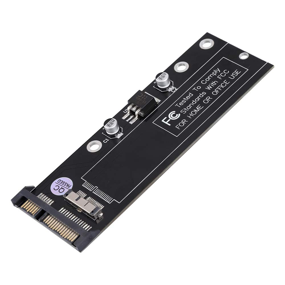 Weiyirot 12+6Pin to 22Pin SSD Converter Adapter Card - Compatible with MacBook Air 2010 Models A1370, MC504, MC503, A1369 | SSD Upgrade Solution for Faster Performance & Data Transfer