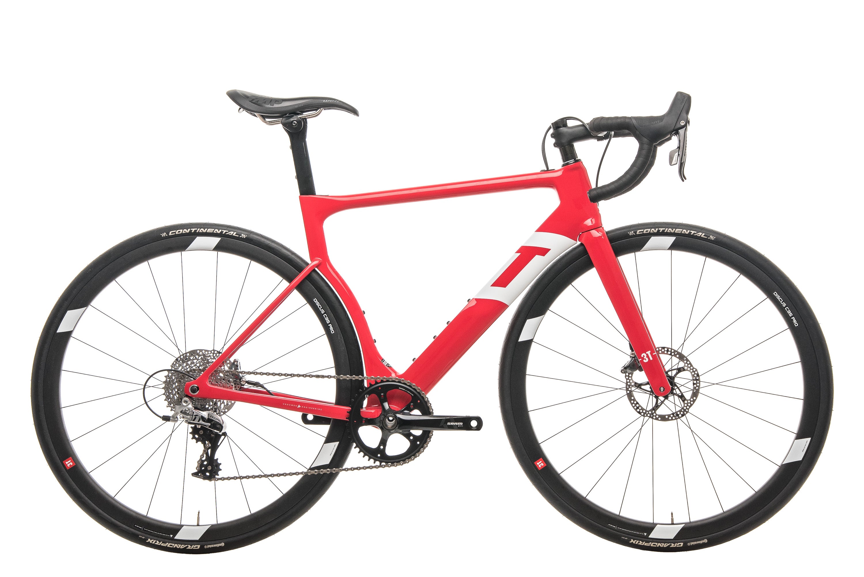 3T Strada Road Bike 2018 - Medium Size Carbon Frame Lightweight Racing Bicycle for Men & Women | Perfect for Road Racing, Commuting & Fitness Training