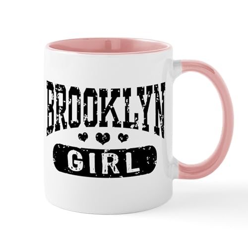White/Pink Inside - Brooklyn Girl Mug