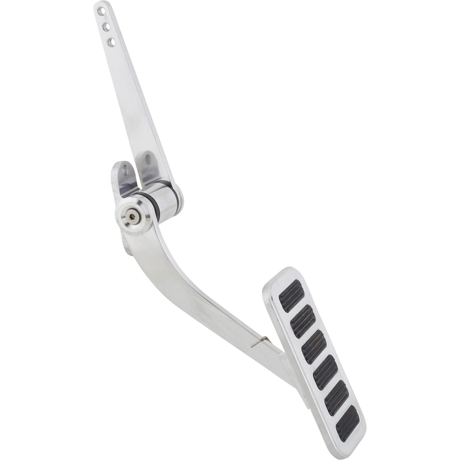 Universal Polished Aluminum Throttle Pedal with Cable & Carb Bracket - High Performance Upgrade for Motorcycles, ATVs, and Dirt Bikes - Perfect for Racing, Off-Roading, and Custom Builds