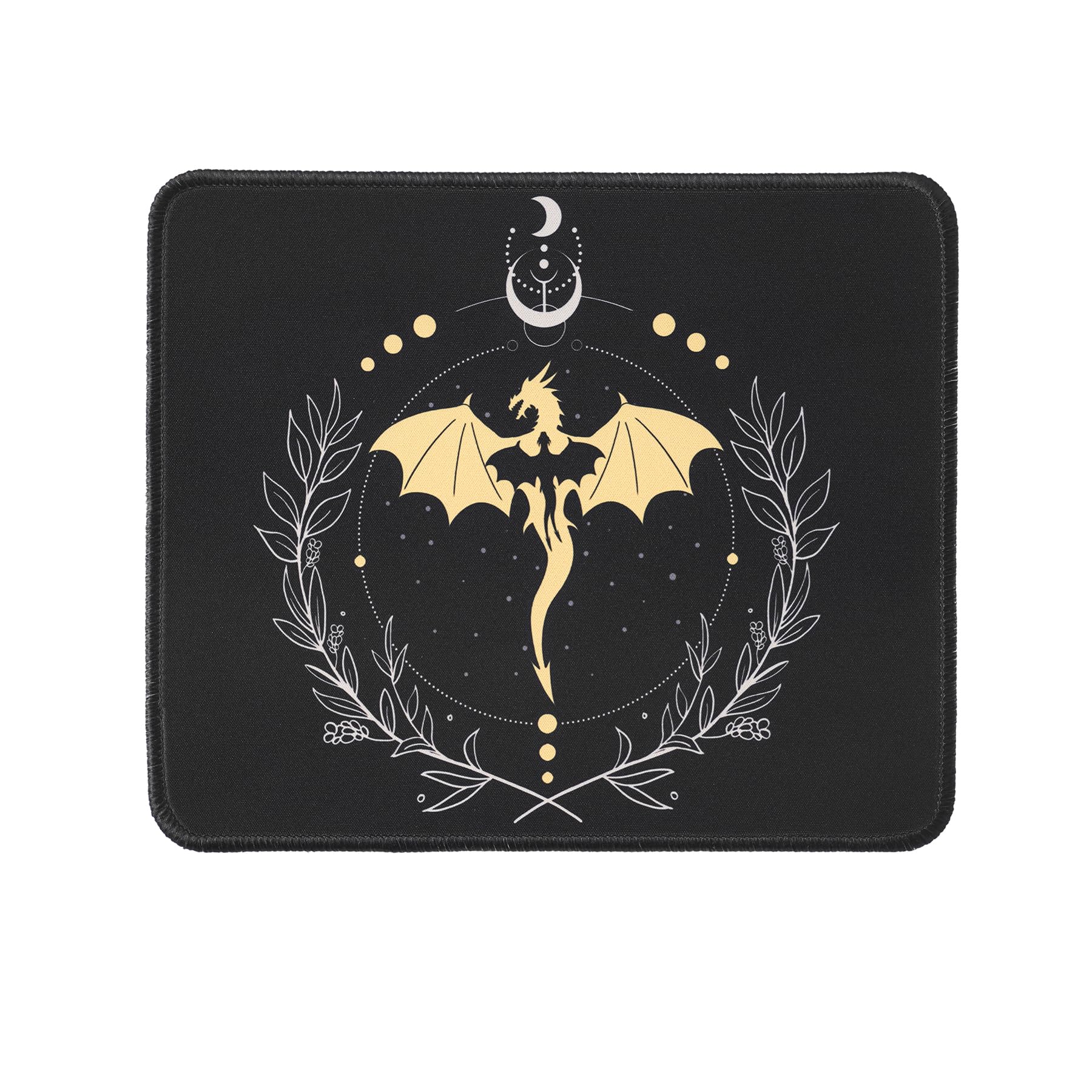 Dragon Gaming Mouse Pad - 9.5 x 7.9 Inch Non-Slip Waterproof Rubber Mousepad for PC, Laptop, Office & Home Use - Cool Square Design for Wireless Mouse & Computer Accessories - Perfect for Gaming, Work & Study