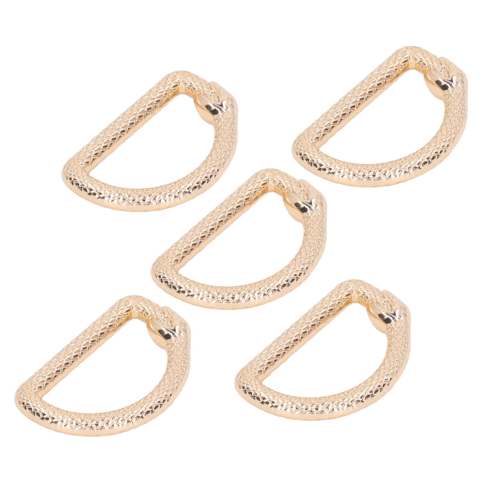 D Rings Buckle - Heavy Duty Durable Metal D Rings for Handbags, Backpacks, Luggage & Straps | Easy to Assemble Serpentine Closed Loop Design | Perfect for DIY Crafting, Leatherworking & Bag Repair