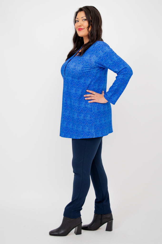 Edwina Long Sleeve Top - Soft Bamboo Fabric for Women - Perfect for Casual Wear, Office, and Vegas Night Out