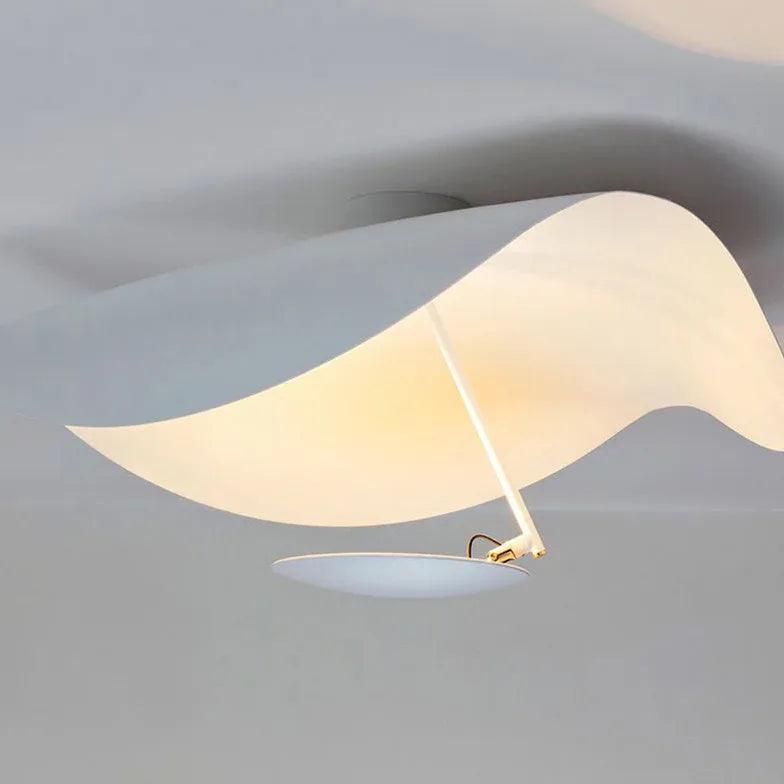 Modern Flush Mount Ceiling Light for Kitchen - Sleek Floating Clouds Design - Perfect for Dining Room, Bedroom & Hallway Lighting