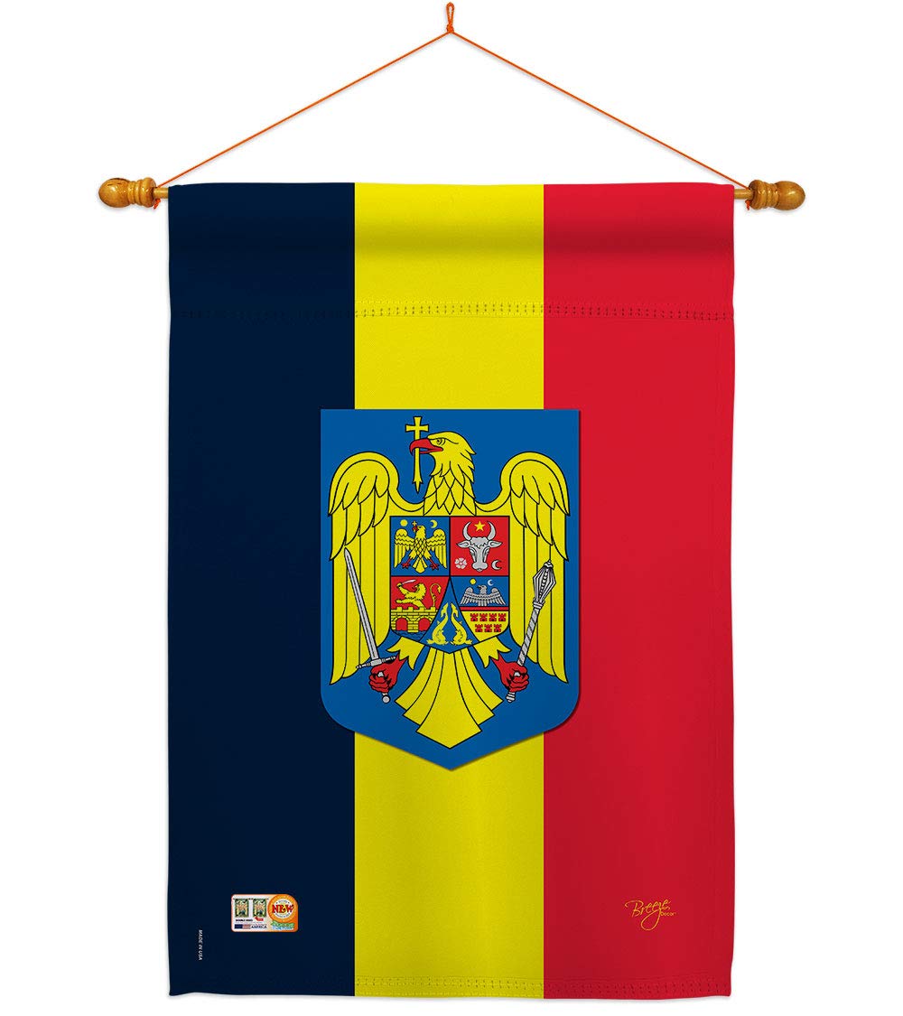 Romania National Flag Set 28x40