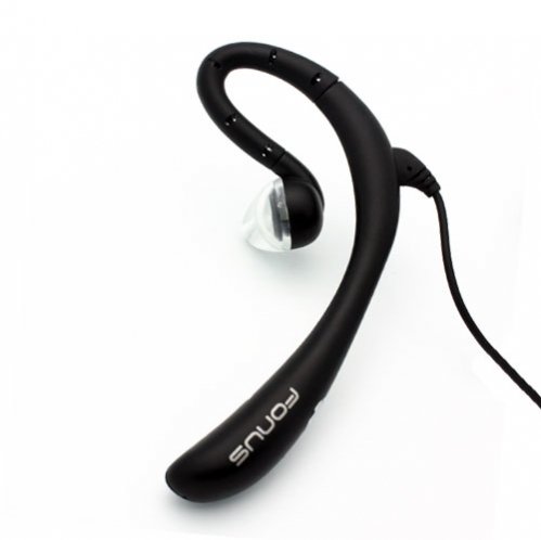 Premium Mono Behind-The-Ear Wired Headset with Boom Microphone - Hands-Free Single Earphone for AT&T Samsung Galaxy S3/S4/Note PRO 12.2/Rugby Pro/S3 Mini - Ideal for Call Centers, Driving, Office & Customer Service Use
