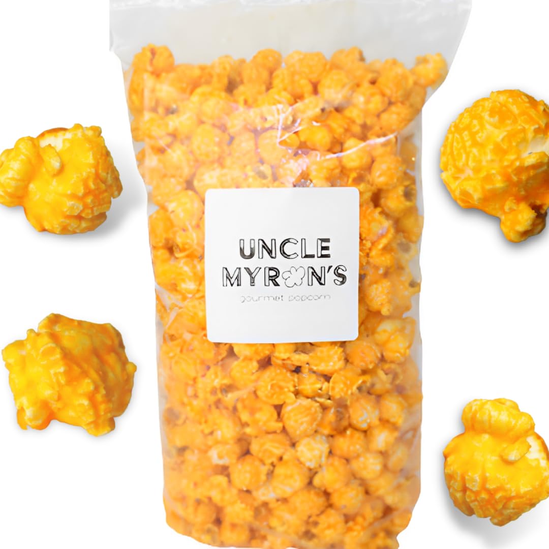 Uncle Myron's Gourmet Cheddar Cheese Popcorn - 9 oz Gluten Free Snack Bag | Perfect for Movie Nights, Parties & Office Snacks