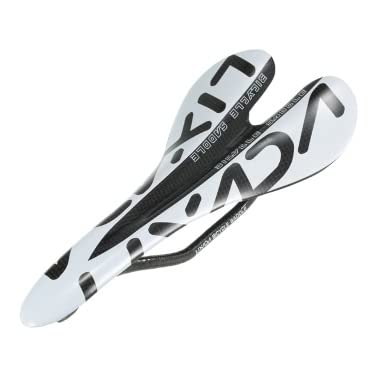 Lixada Full Carbon Fiber Bike Saddle - Lightweight Mountain & Road Bicycle Seat for Comfortable Cycling | Perfect for Commuting, Racing & Long-Distance Rides