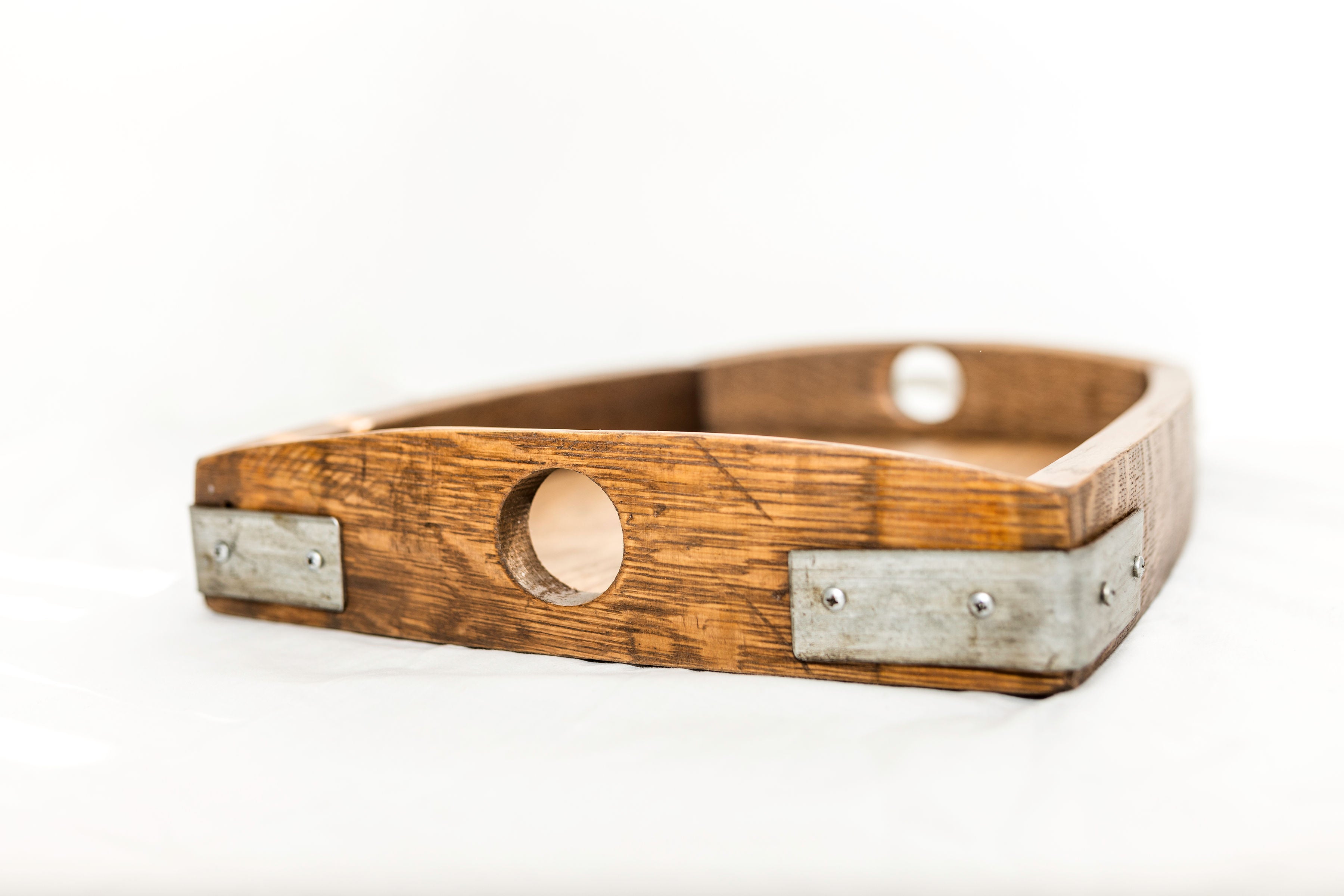 Reclaimed Oak Wood Rectangular Serving Tray - Large Rustic Wooden Charcuterie Board for Cheese, Wine & Entertaining - Perfect for Parties, Weddings & Home Decor
