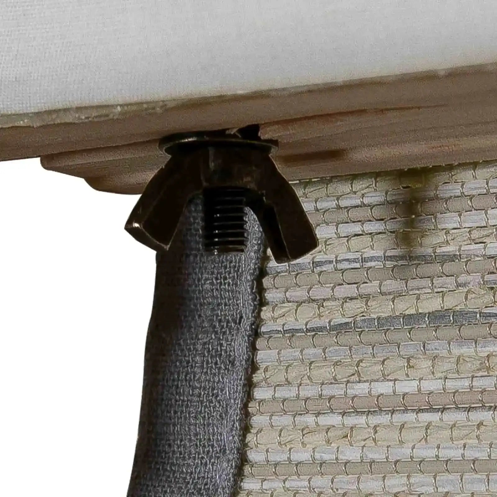 Rae Natural Kenaf Woven Wood Window Shades - Light Khaki | Eco-Friendly Bamboo Blinds for Living Room & Bedroom