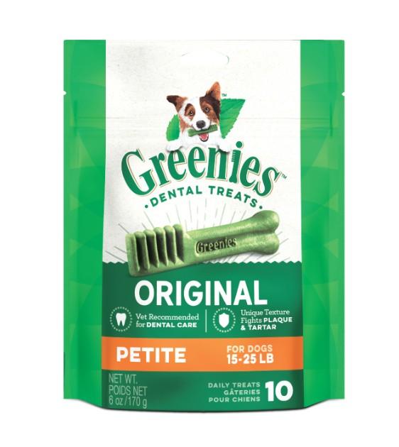 Greenies Original Dental Dog Chews - Natural Teeth Cleaning Treats for Small, Medium & Large Dogs - Freshens Breath & Reduces Tartar - Perfect for Daily Oral Care & Training Rewards