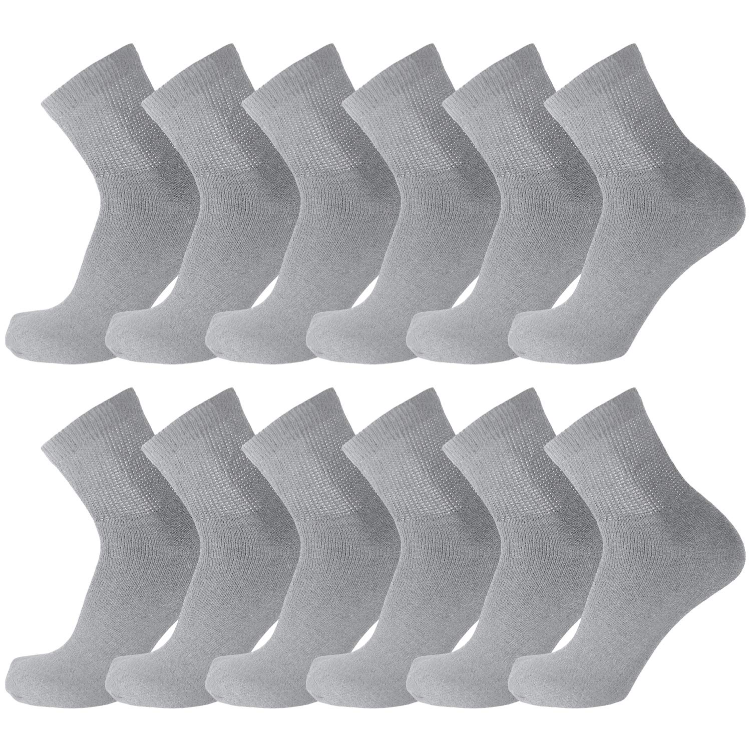 Big and Tall Diabetic Neuropathy Ankle Socks for Men - King Size 13-16, Breathable Athletic Quarter Socks for Diabetes & Circulation - Perfect for Sports, Work & Daily Comfort