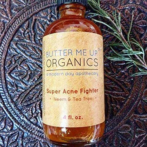 Organic Acne Treatment for Face - Natural Essential Oils for Acne, Cystic & Hormonal Acne - Reduces Acne Scars - Butter Me Up Organics - Perfect for Daily Skincare Routine & Sensitive Skin Care