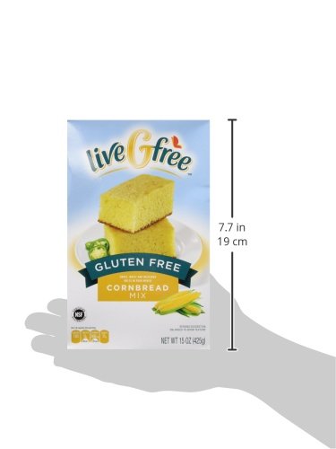 Live G Free Gluten Free Cornbread Mix - Delicious & Easy to Make | Perfect for Thanksgiving, Family Dinners & Celiac-Friendly Baking