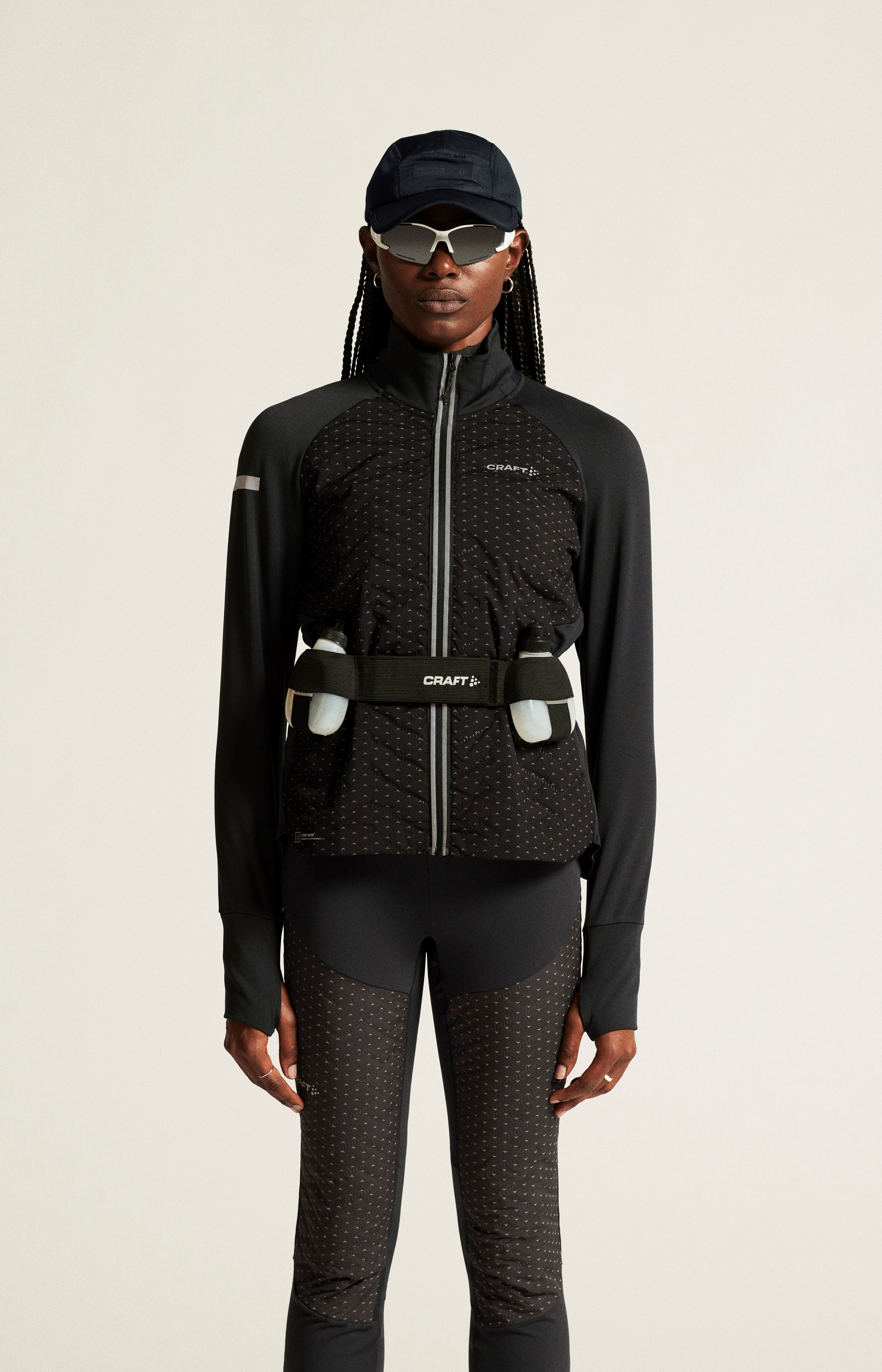 Women's ADV Subz Lumen Jacket 4 - Waterproof Windbreaker with Reflective Details (Black) | Perfect for Cycling, Running & Outdoor Adventures