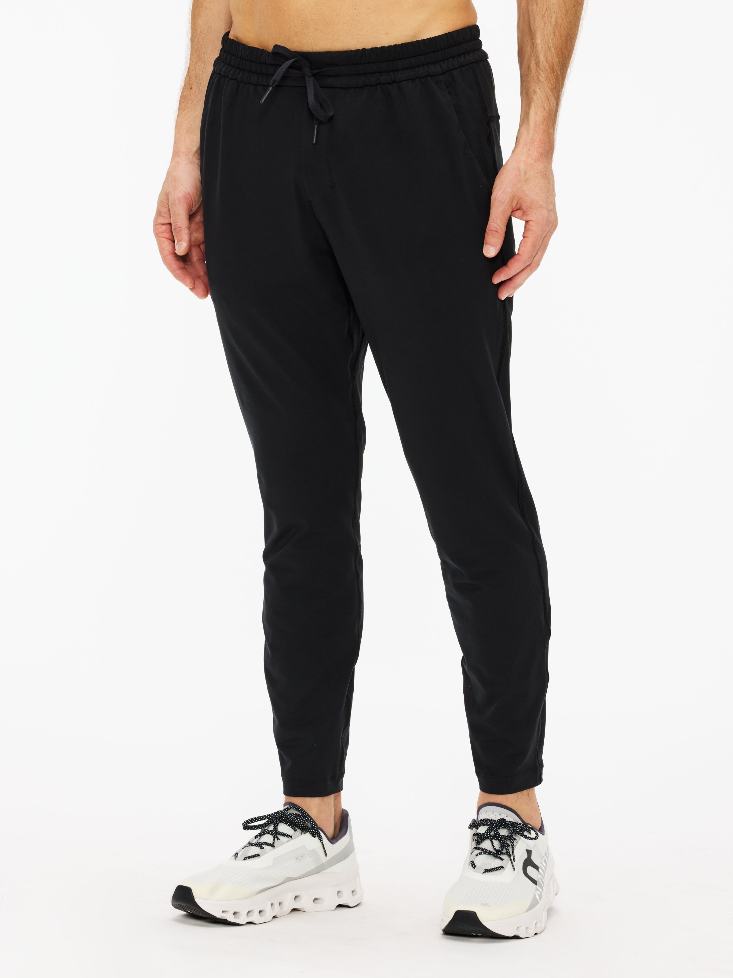 Lululemon Women's Soft Jersey Tapered Yoga Pants - High Waisted Stretchy Lounge Pants for Yoga, Workout & Everyday Wear