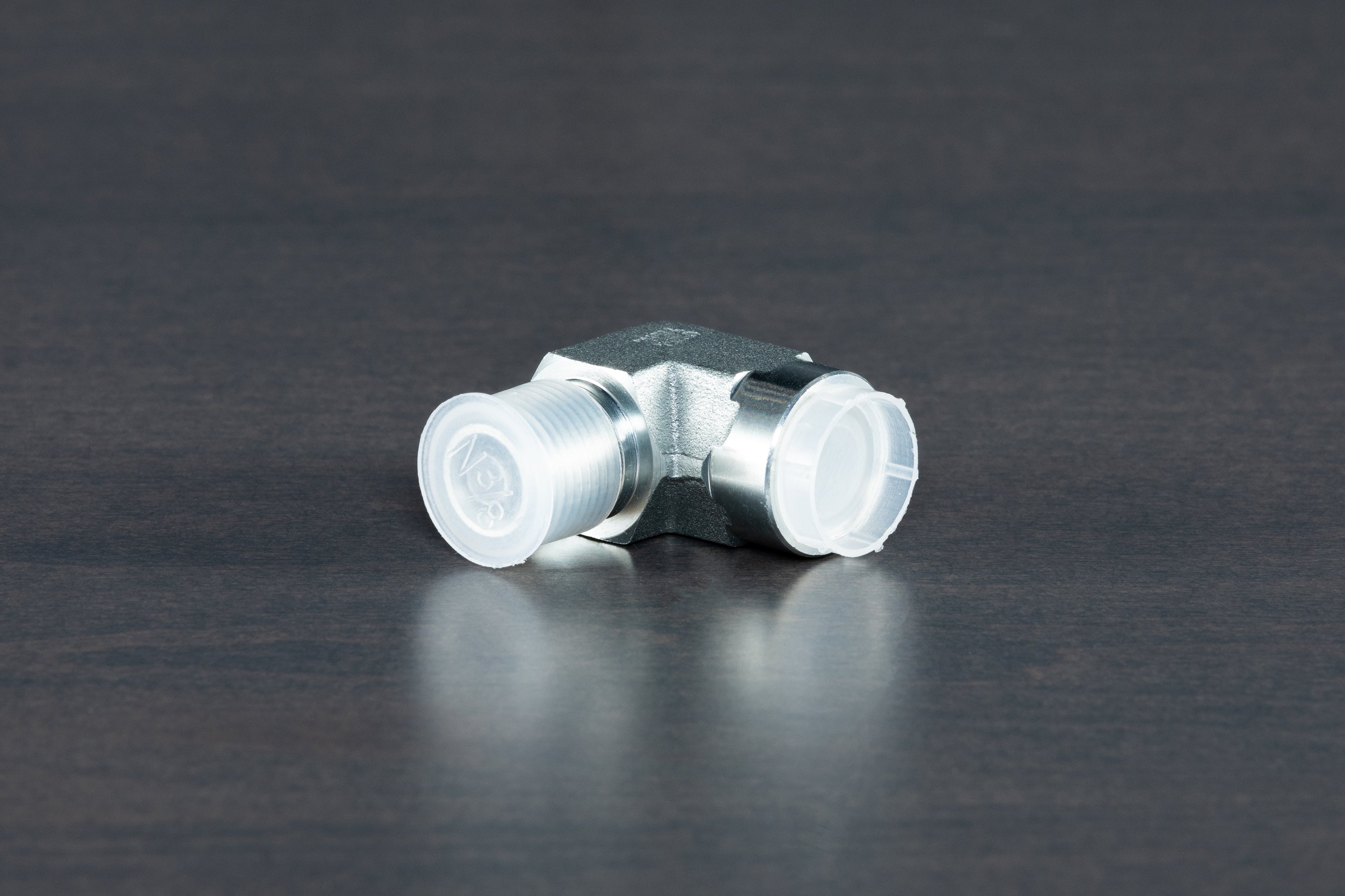 Stainless Steel 3/8 NPT 90° Elbow Fitting - Corrosion Resistant Pipe Connector for Plumbing, Gas, and Hydraulic Systems