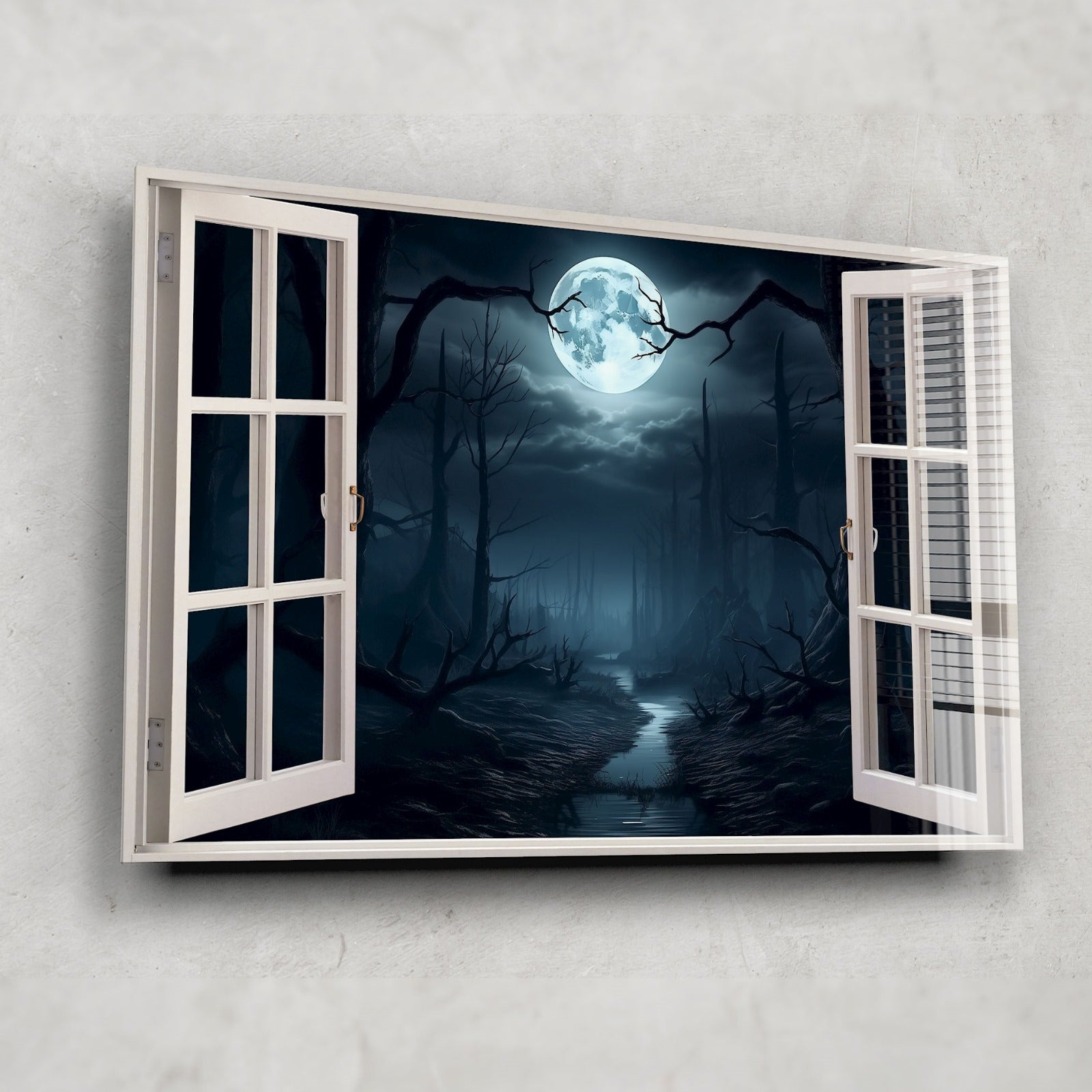 Stunning Window View Night Light - Perfect for Bedrooms, Nurseries & Relaxation - Creates a Cozy Ambiance for Sleep & Meditation