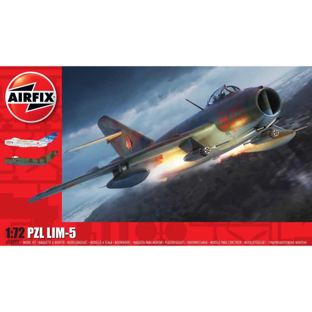 Airfix A03092 1/72 Scale LIM-5 Fighter Aircraft Model Kit - Perfect for Collectors & Hobbyists | Display, Gifts, or WWII Historical Dioramas