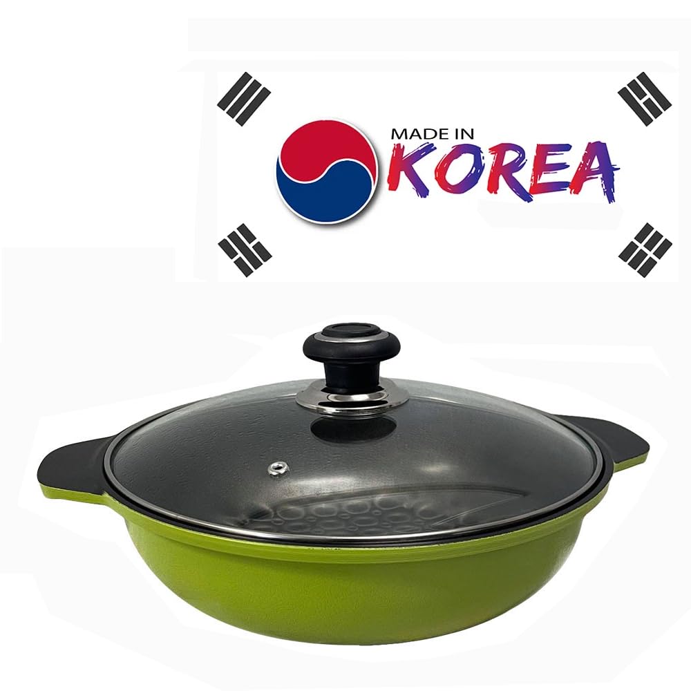 Prolinemax 11-Inch (28cm) 3D Diamond Coating Nonstick Jumbo Wok Pan - Professional Stir Fry, Deep Frying & Asian Cooking Cookware for Home Chefs