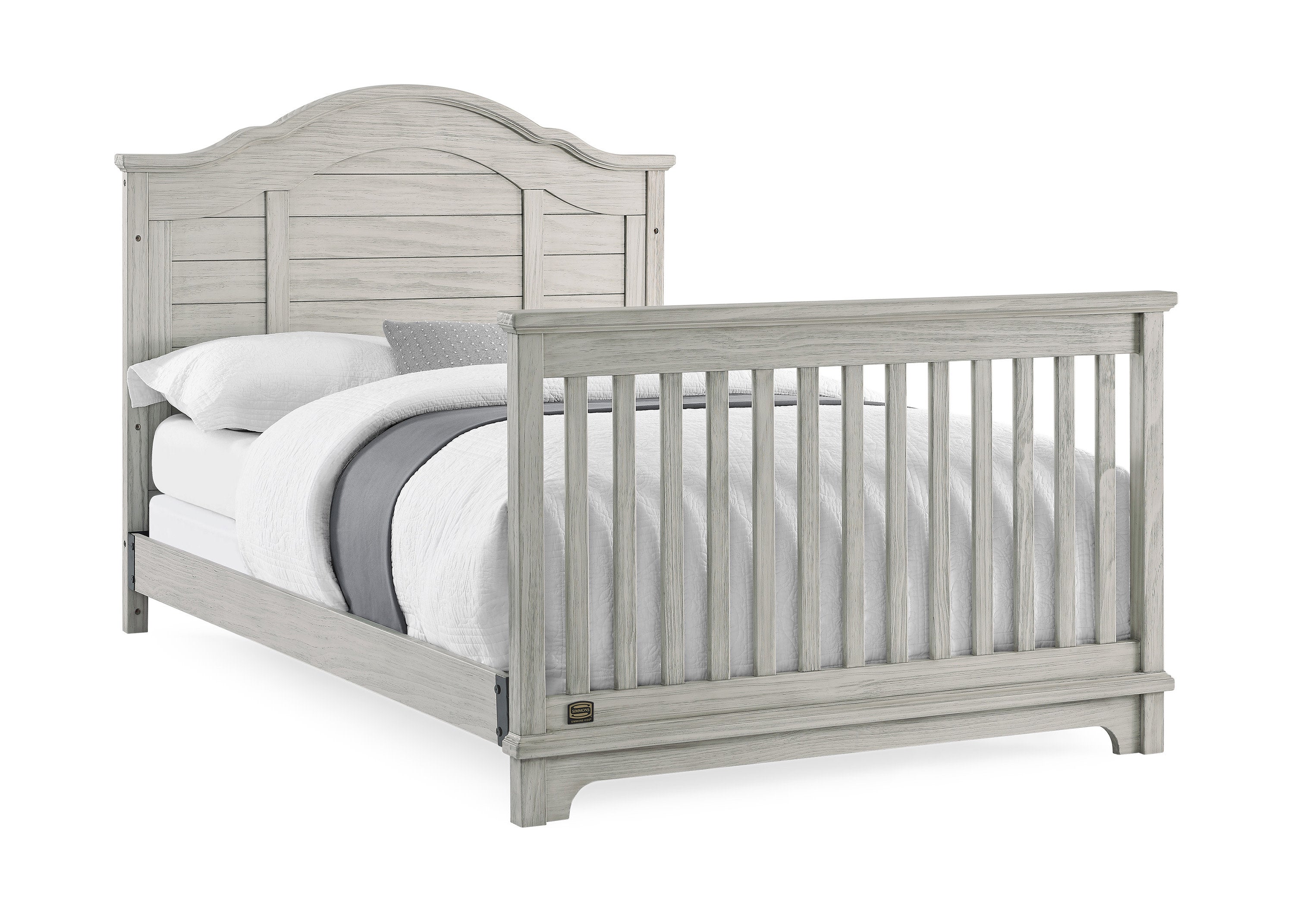 Asher 6-in-1 Convertible Baby Crib to Toddler Bed - White Nursery Furniture for Newborns & Growing Kids - Perfect for Nursery, Bedroom & Daycare