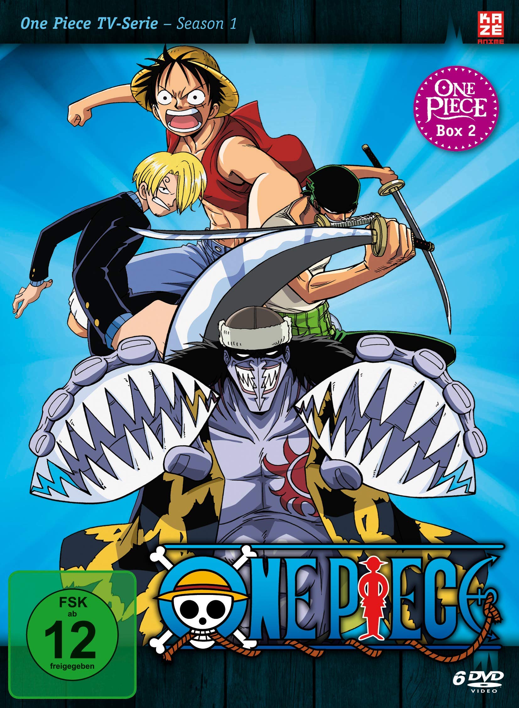 One Piece TV Series Box 2 DVD - Anime Collection 1999 Edition - Perfect for Anime Fans & Collectors - Great for Binge-Watching & Gift Giving