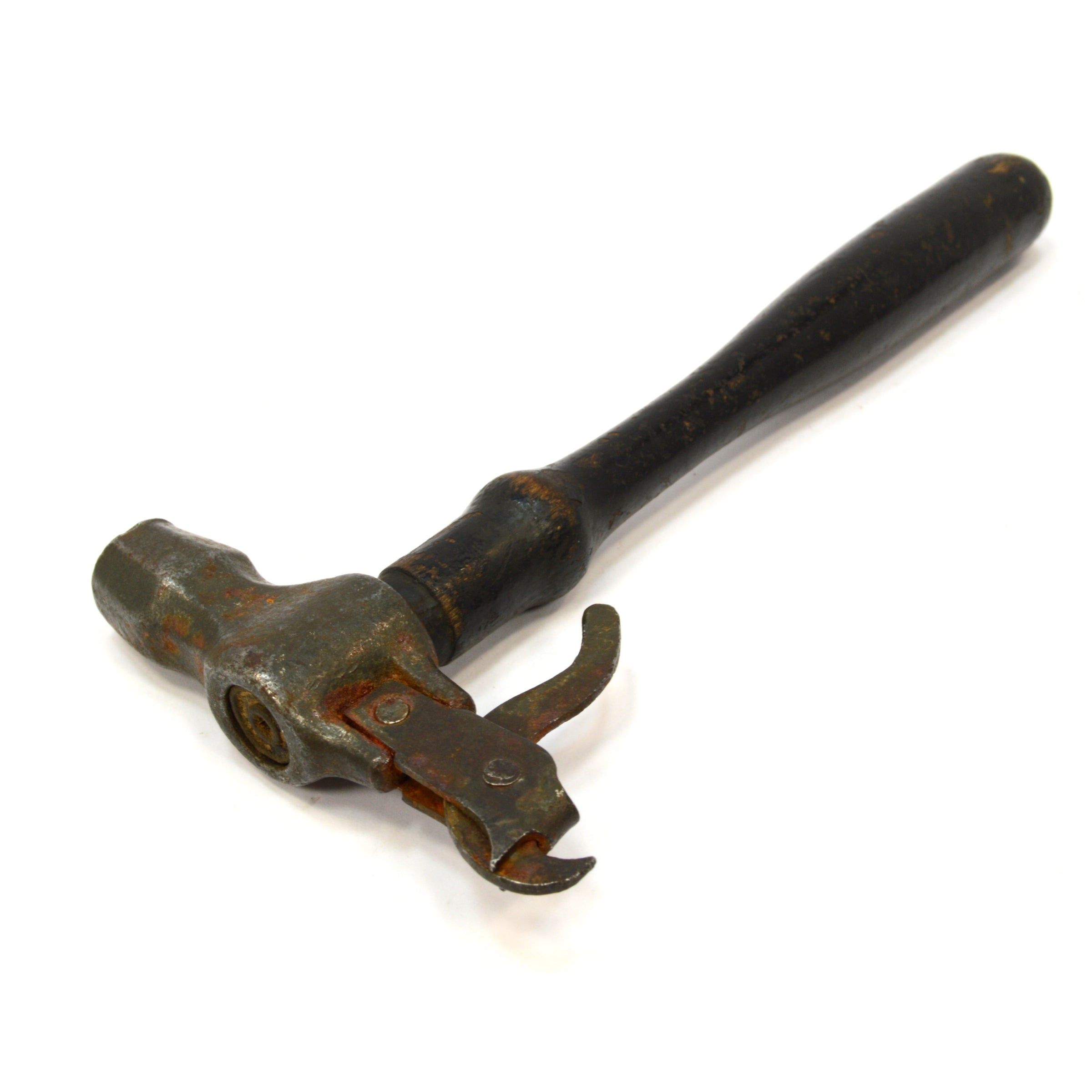 Vintage 5 oz Antique Tack Hammer with Unique Staple Puller End - Dated MAY 17 - Perfect for Upholstery, Leatherworking & DIY Crafts
