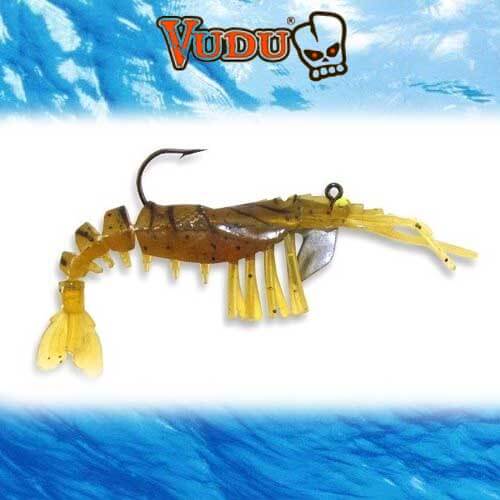 Egret Baits Jumbo Vudu Shrimp Soft Plastic Lures 4