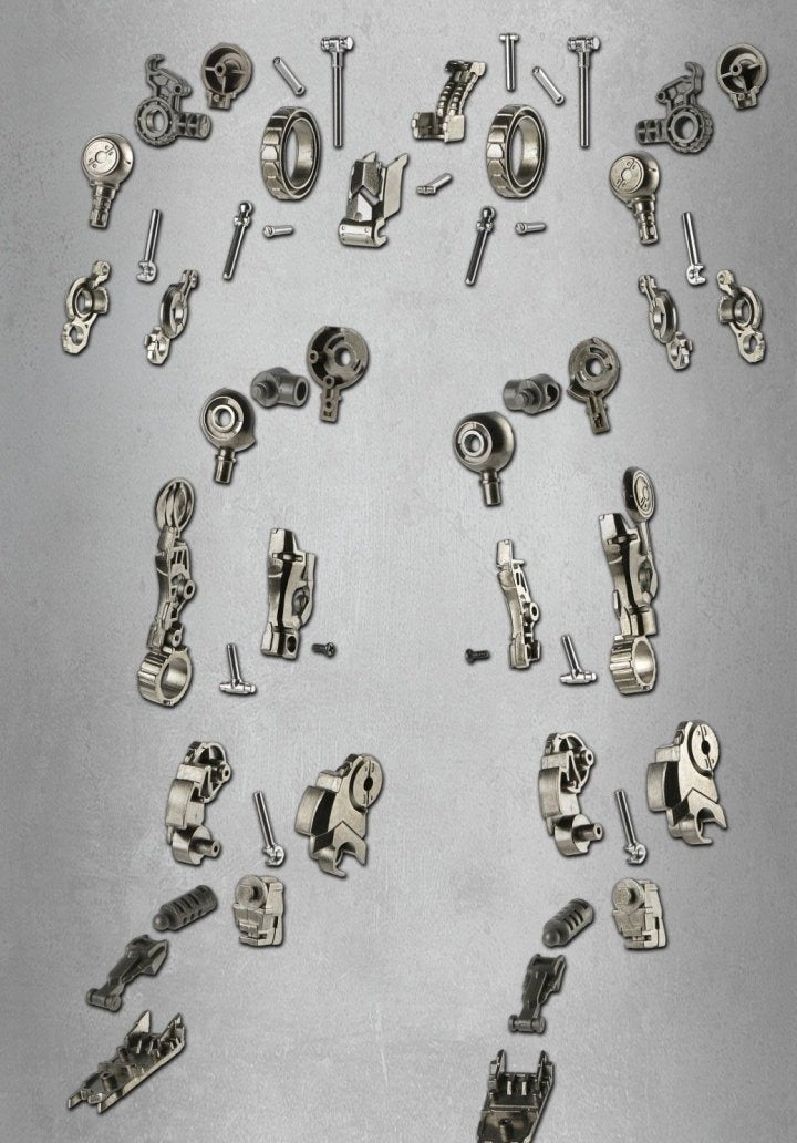 1/100 MG Gundam Barbatos Metal Diecast Upgrade Parts for Model Kits - Enhance Your Gundam Workshop & Display Collection