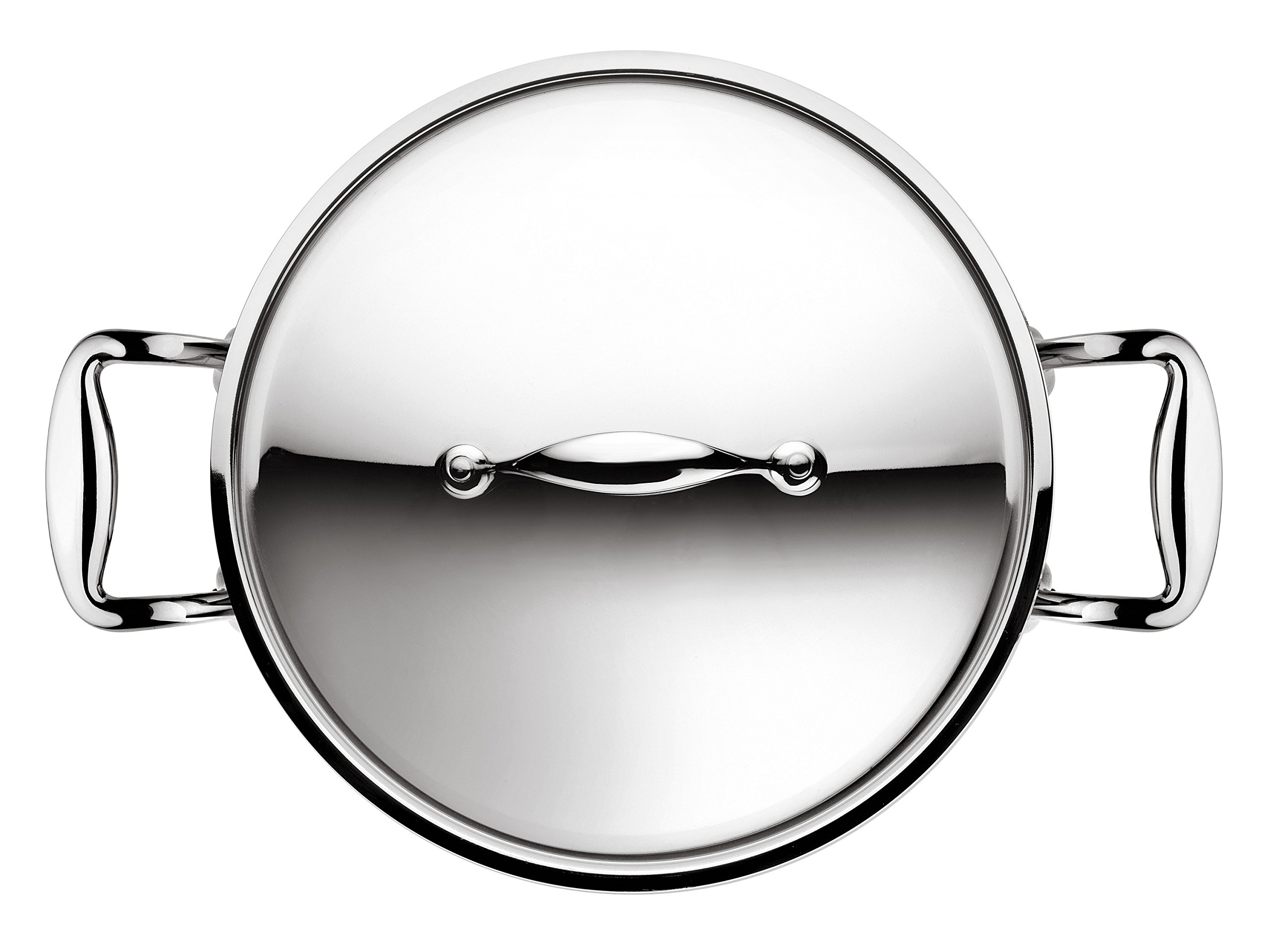 Lagostina Accademia Lagofusion 24cm Stainless Steel Stewpot with Lid - Durable Cookware for Soups, Stews & Slow Cooking | Perfect for Home Chefs & Professional Kitchens