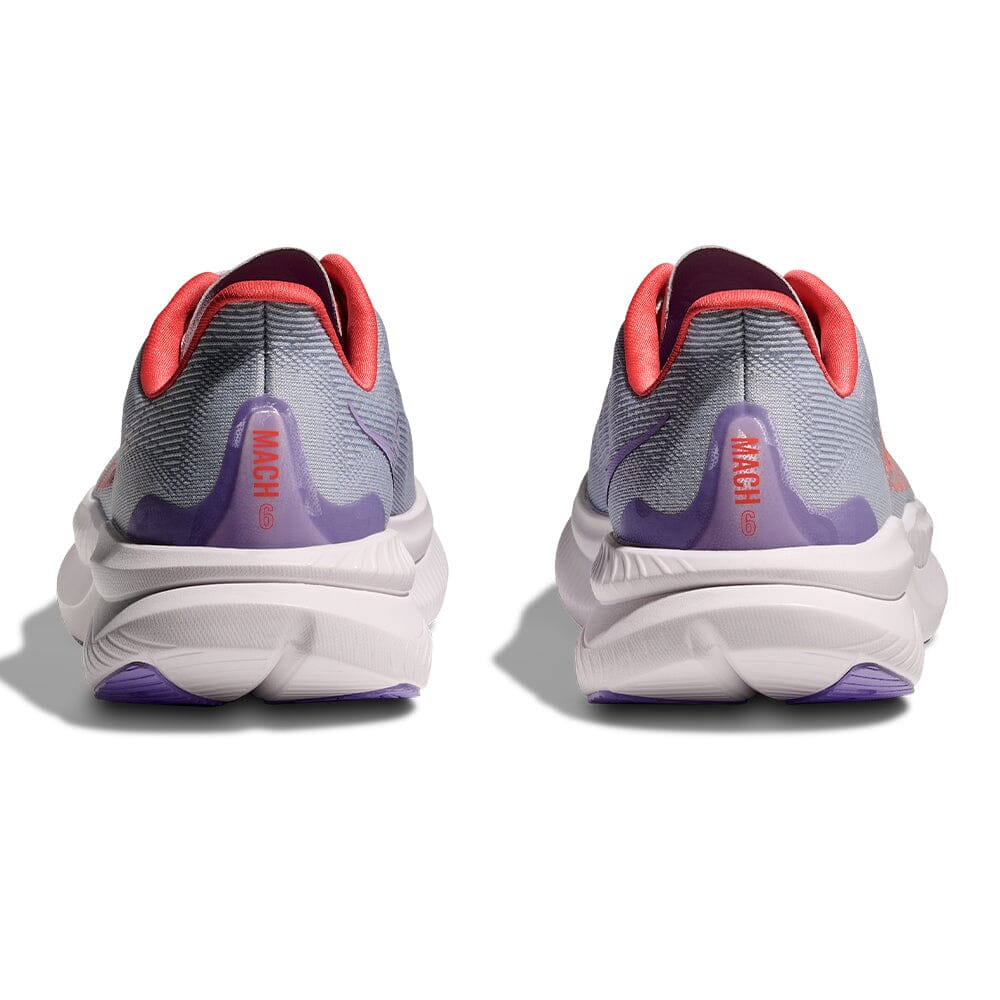 Hoka Women's Mach 6 Running Shoes - Lightweight Cushioned Road Running Sneakers for Women | Perfect for Marathon Training, Jogging & Gym Workouts