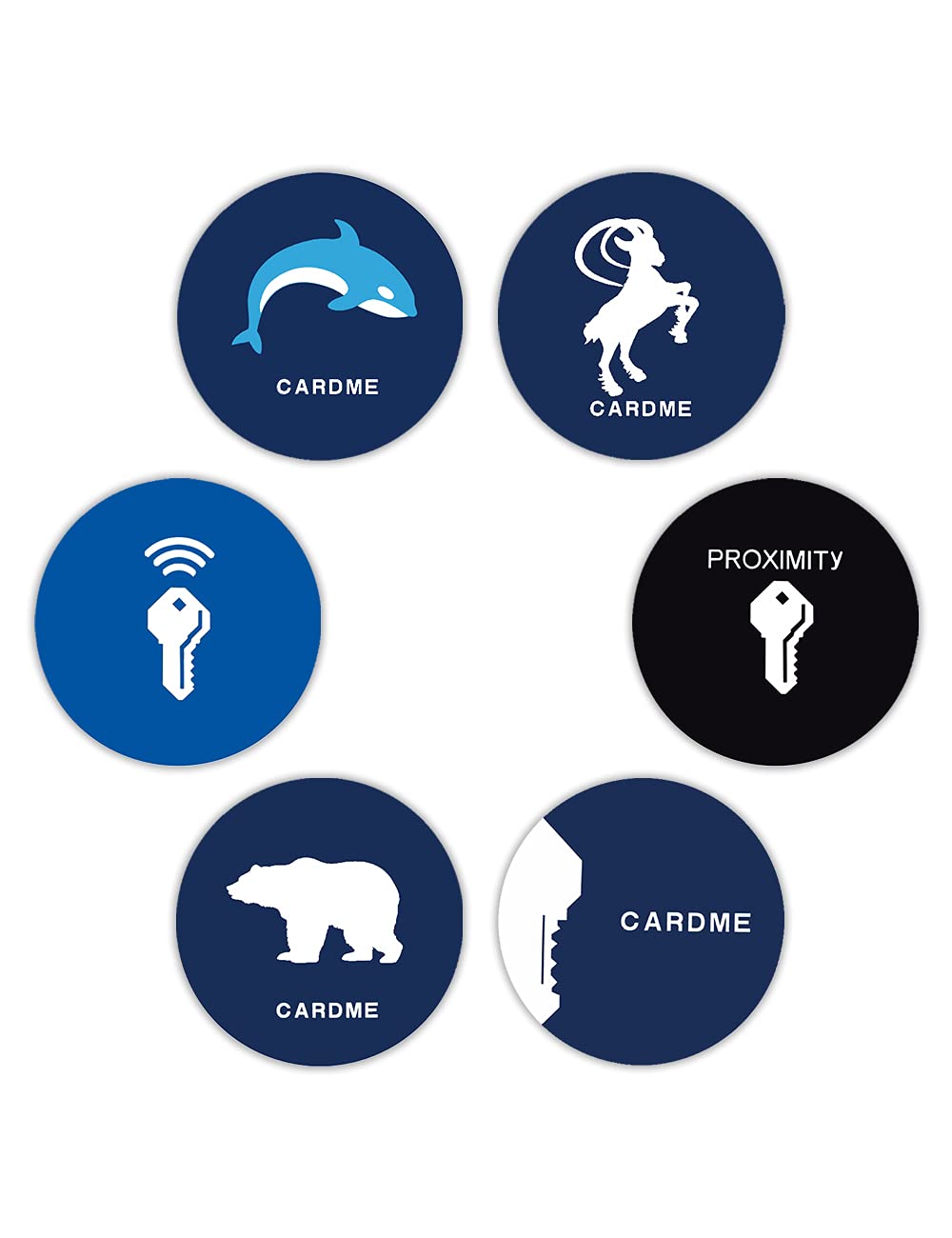 RexID Rewritable 125KHz Blank RFID Sticker Tags (25-Pack) - Compatible with RexID Programmer for Custom Formats, Facility Codes & ID Ranges | Perfect for Access Control, Inventory Management & Asset Tracking