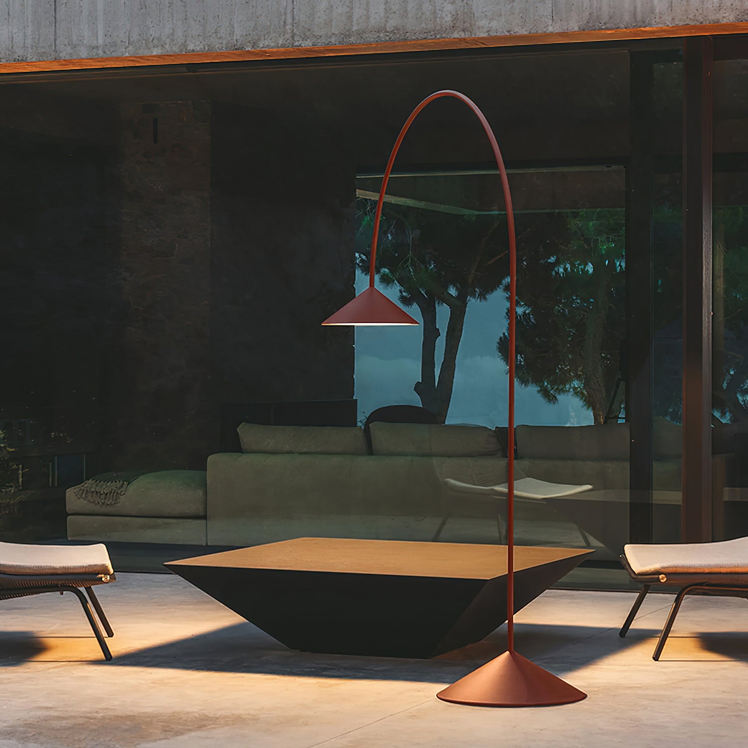 Modern Arc Floor Lamp for Living Room - Adjustable Standing Light with Remote Control, Perfect for Reading Corner, Bedroom, or Office Workspace