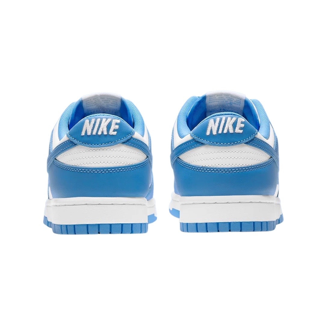 Nike Dunk Low PS (Pre School) UNC University Blue White Sneakers - Kids' Basketball Shoes for School & Casual Wear