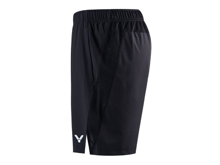 Victor R 20204C Men's Running Shorts - Breathable Quick-Dry Athletic Shorts with Pockets for Gym, Jogging & Workouts [Black]