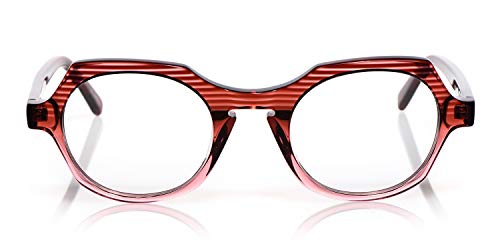 Red Pink Front With Red Crystal Temples