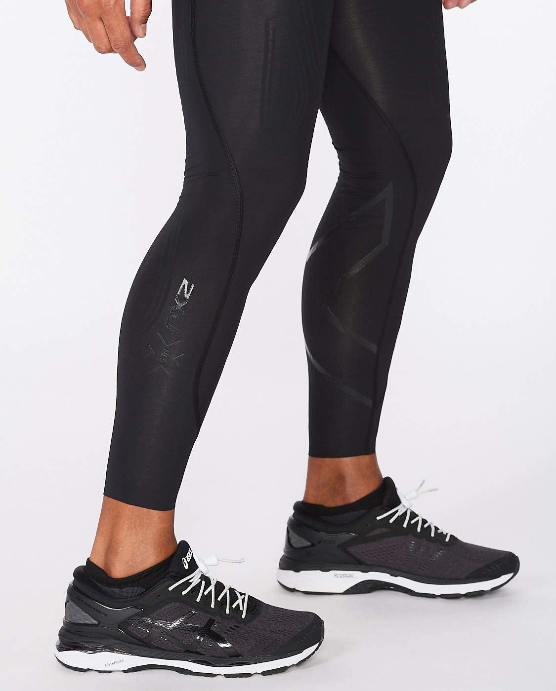 2XU Men's Force Compression Tights - High Performance Workout Leggings for Running, Cycling & Gym Training - Reduce Muscle Fatigue & Improve Recovery